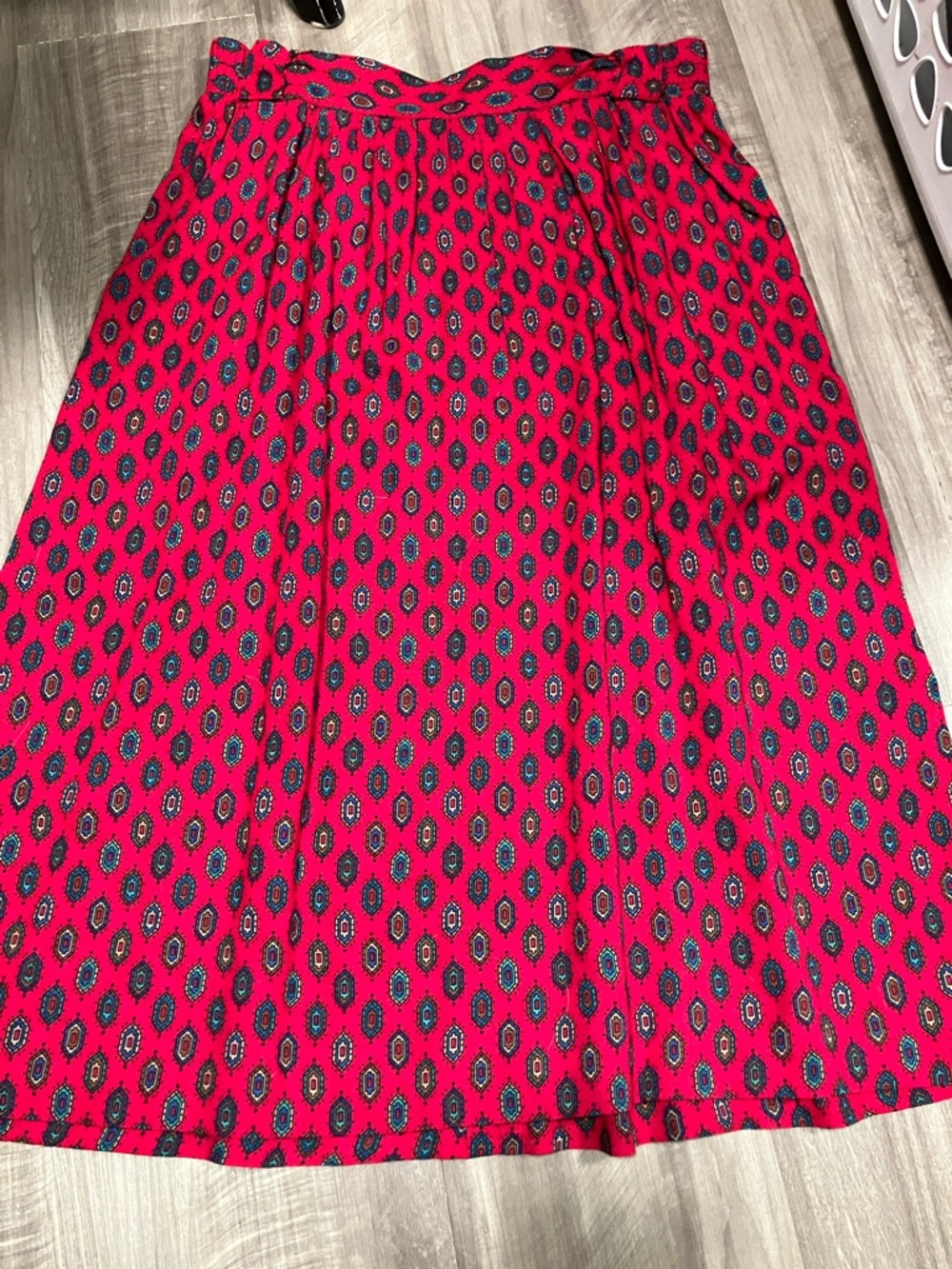 Norton McNaughton pattern Skirt Womens Size 12 vintage academia